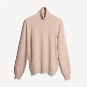 Turtle Neck Jumper - Beige