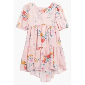 Tween Floral Tiered Babydoll Dress