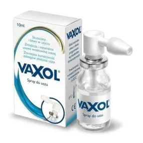 VAXOL Spray to remove ear wax 10ml, ear wax removal