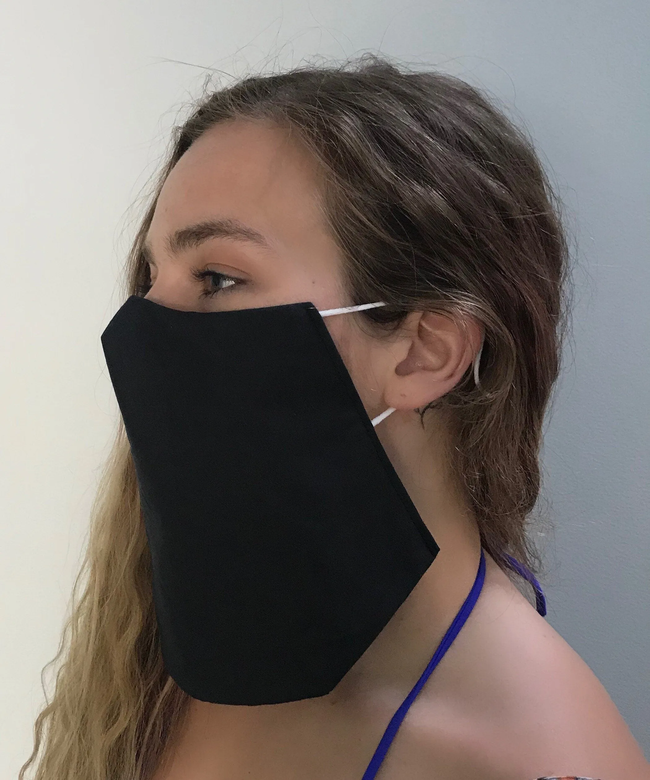 Veil open bottom face mask, Three layer protection, cool, comfortable and breathable. 8 Fabric Options. 100% Cotton. Washable. Made in USA