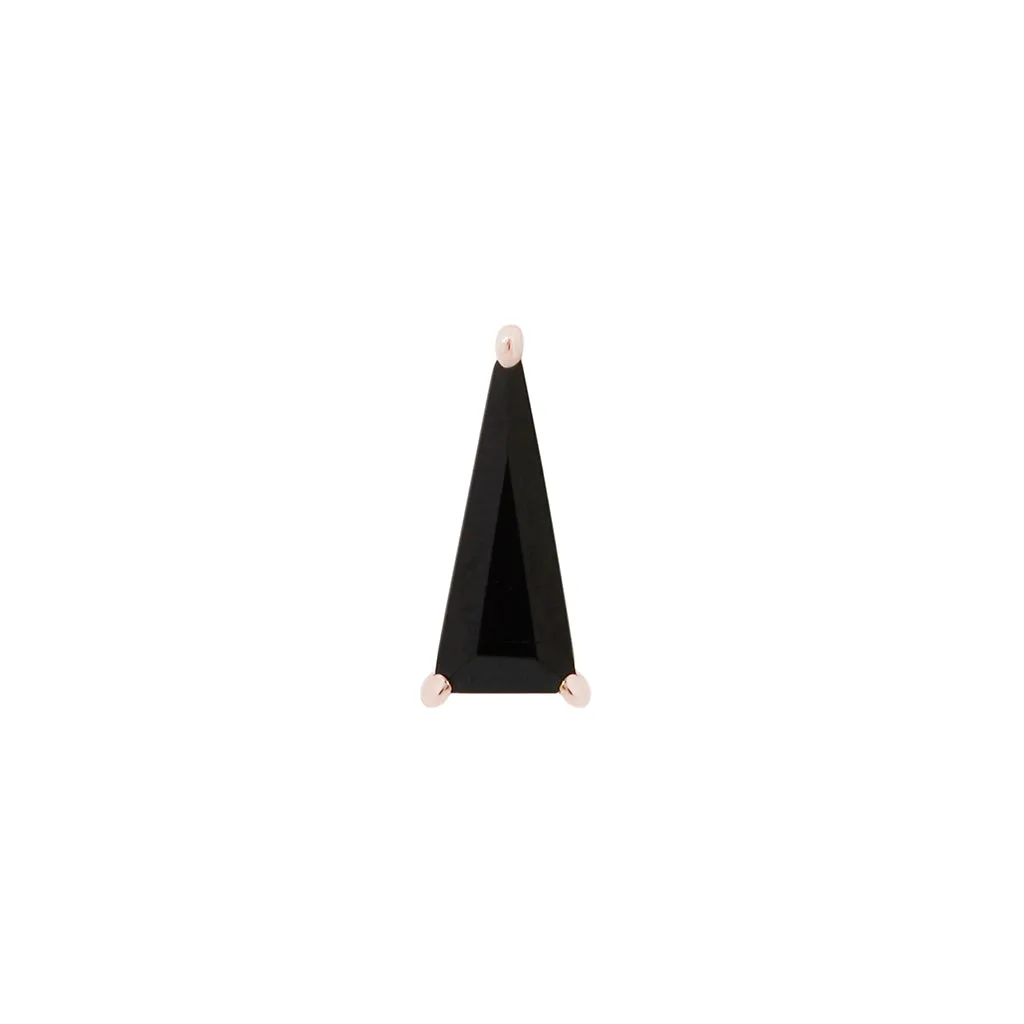 Vela - Black Spinel - Threadless End