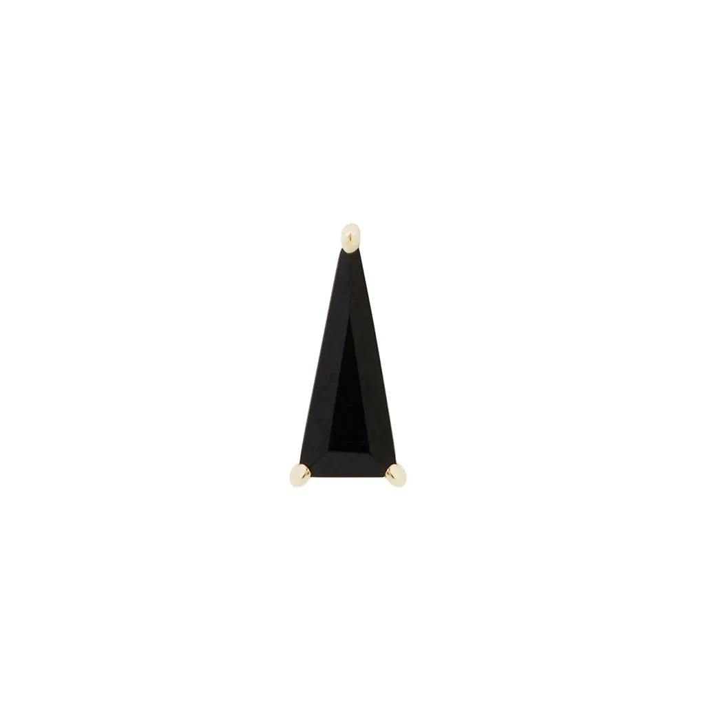 Vela - Black Spinel - Threadless End