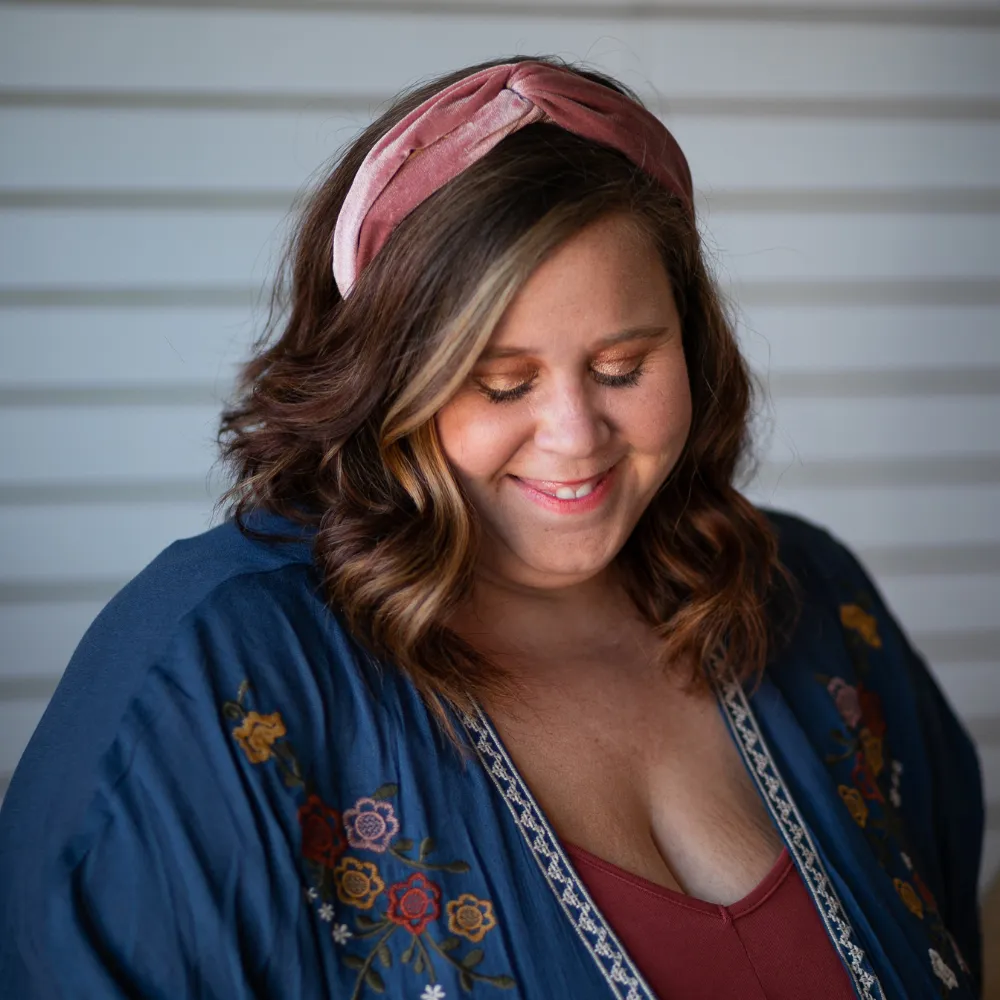 Velvet Dreams Headband - Pink