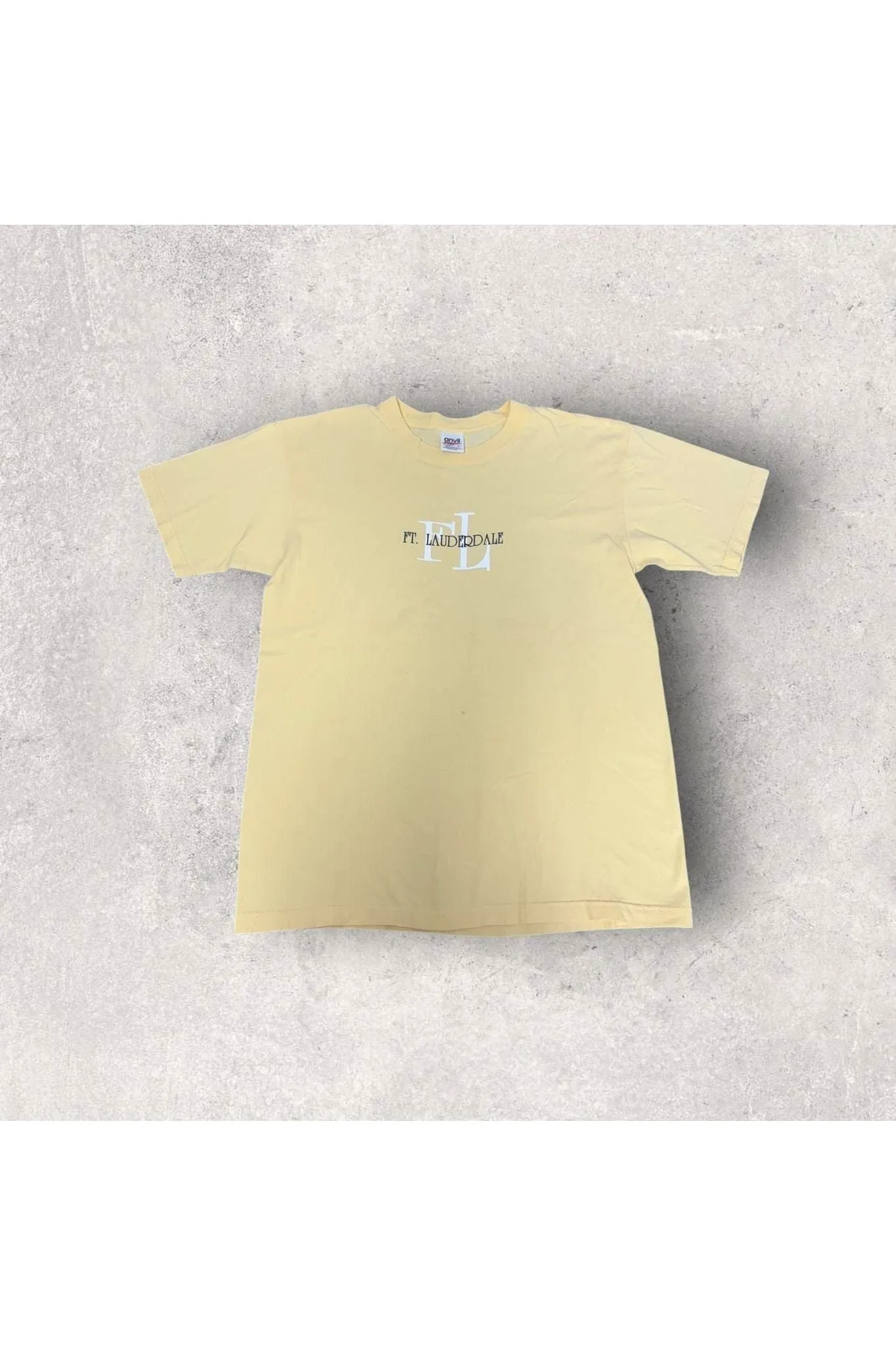 Vintage ANVIL Ft. Lauderdale Travel Tee- L