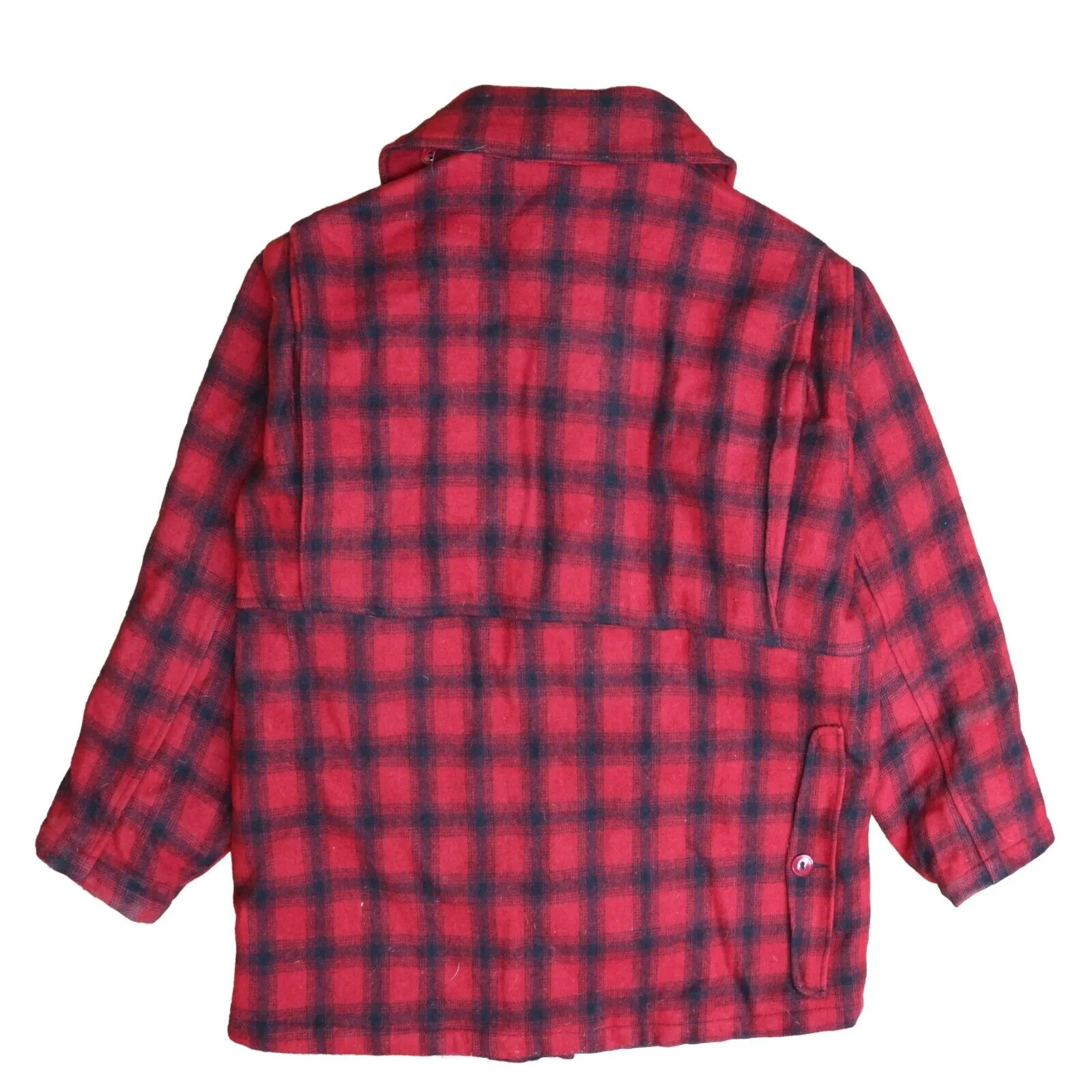 Vintage Woolrich Classic Wool Hunting Coat Jacket Size Large Plaid