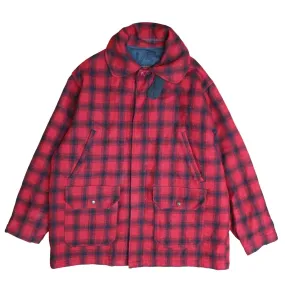 Vintage Woolrich Classic Wool Hunting Coat Jacket Size Large Plaid