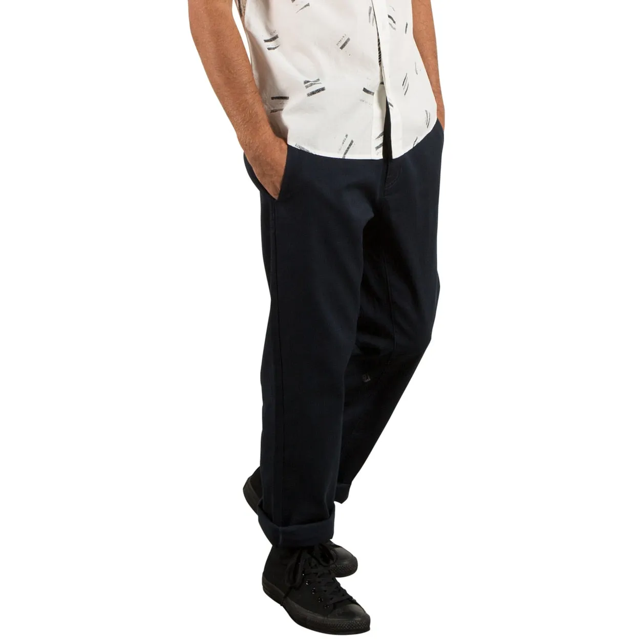 Volcom Frickin Regular Chino Pants - Navy
