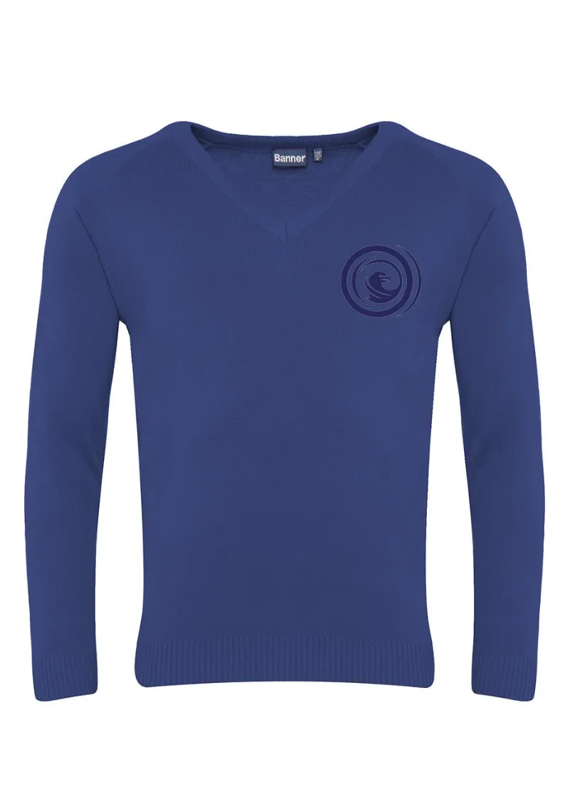 Washington Academy Blue Jumper