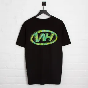 WH Crew Emerald Back Print - Tshirt - Black