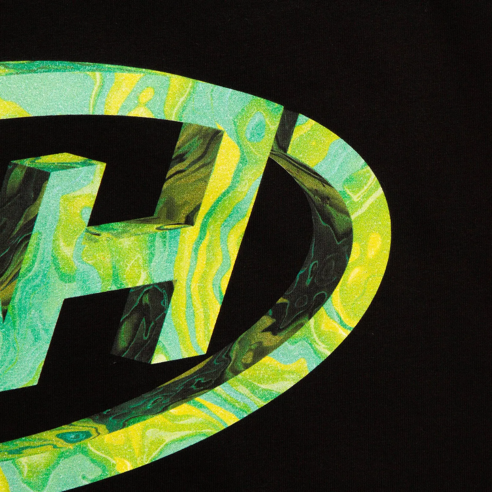 WH Crew Emerald Back Print - Tshirt - Black