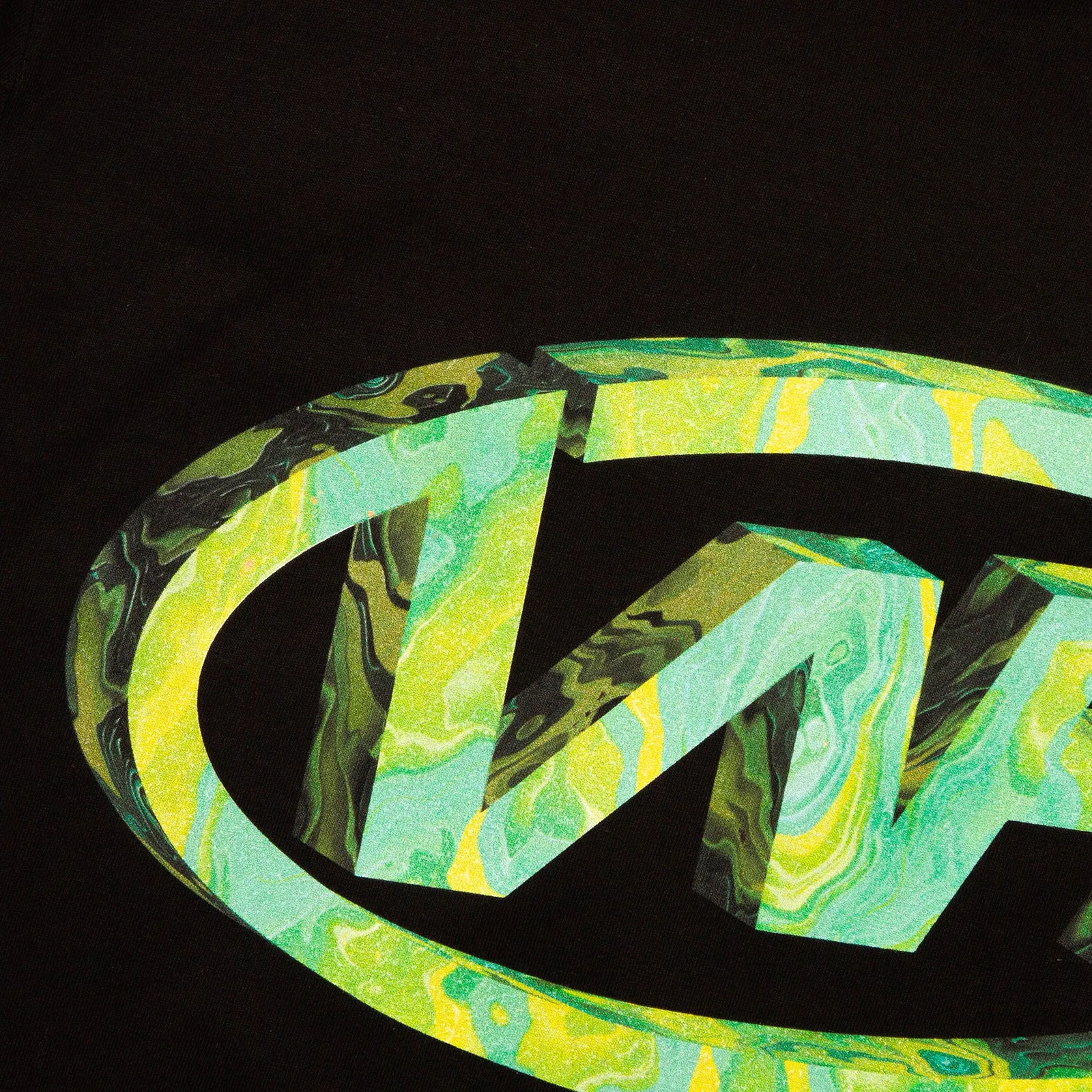 WH Crew Emerald Back Print - Tshirt - Black