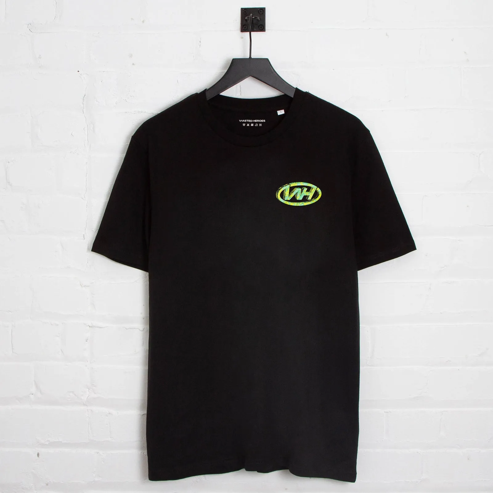 WH Crew Emerald Back Print - Tshirt - Black
