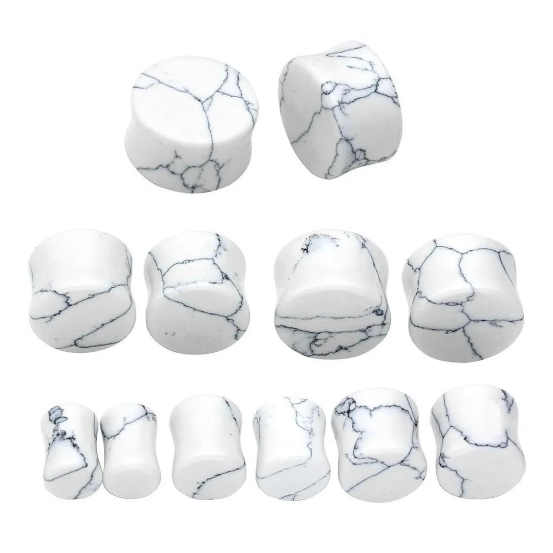 White Stone Ear Plugs