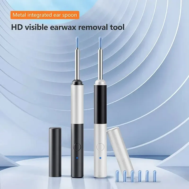 Wireless Otoscope 3.5mm Ultra-Thin WiFi Ear Scope Camera with Earwax