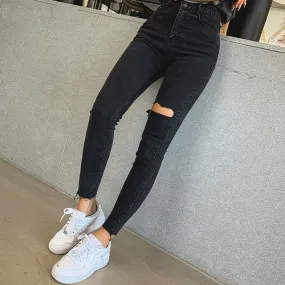 Women Skinny Pants Black Jeans