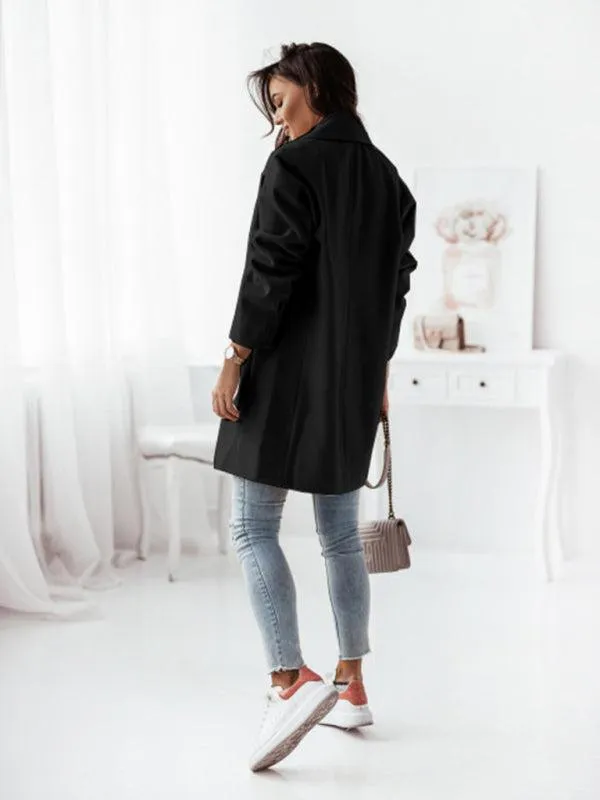 Women's Double-Breasted Wool Coat