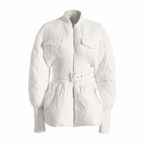Women's Puffer Jacket Thickened Winter Turtleneck Puffer Parka Coats